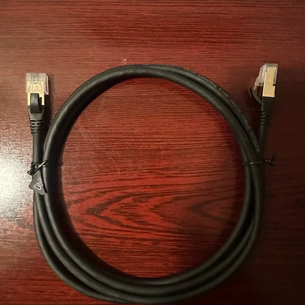 Cat8 Ethernet Cable 6FT Heavy Duty High Speed 26AWG, 2000Mhz with Gold Plate